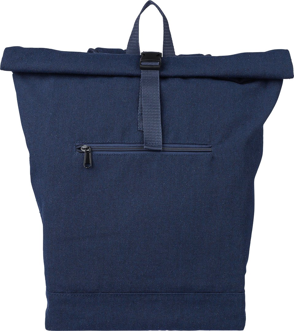 Rolltop-Rucksack aus recyceltem Poly-Baumwollgewebe (330 g/m2) Andri