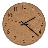 Wanduhr aus Kork Aninana