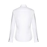 Damen Popelin Bluse Gristeile