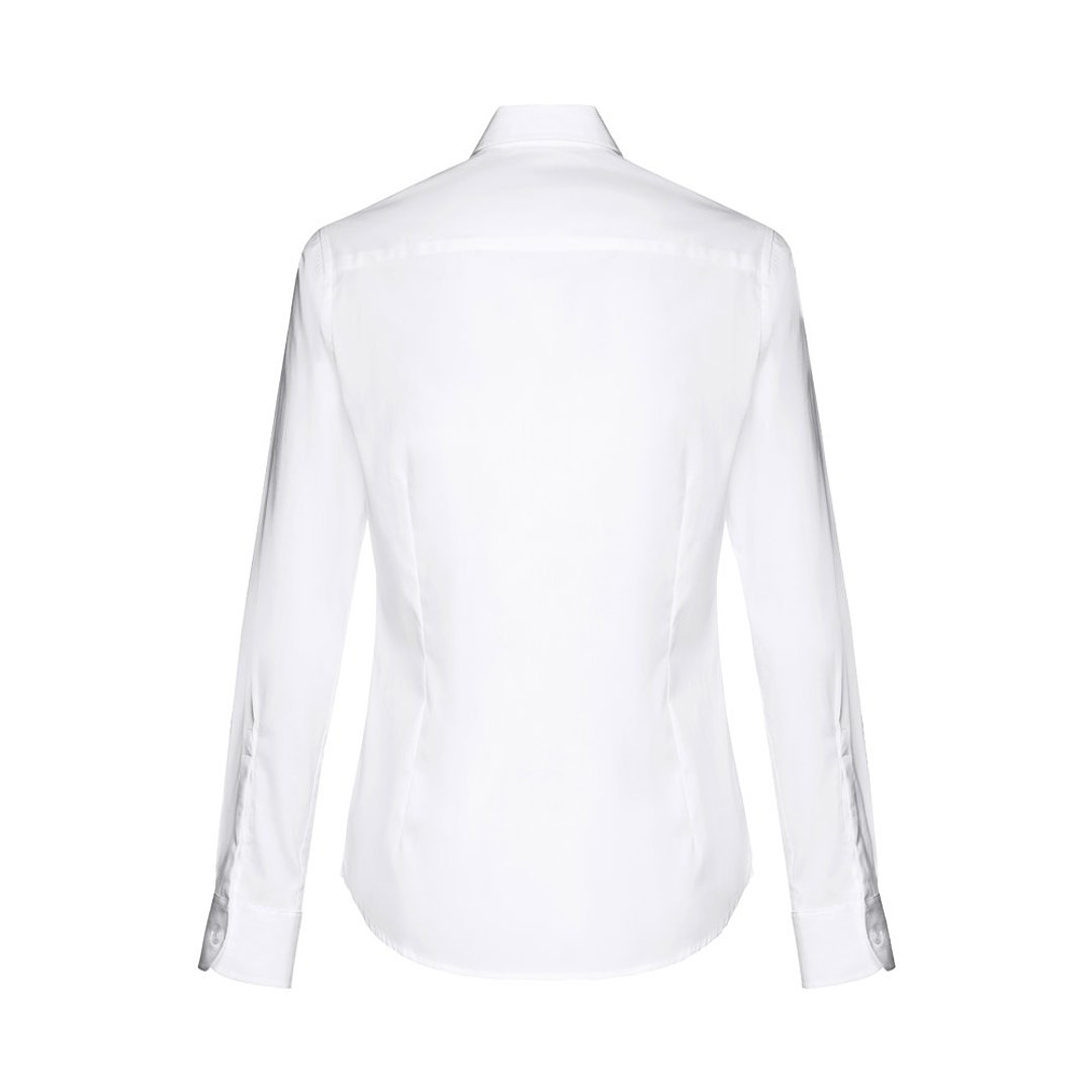 Damen Popelin Bluse Gristeile