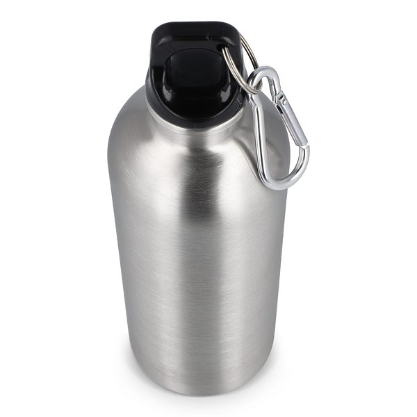 R-Edelstahl einwandige Flasche mit Karabiner 500 ml Nolfrina