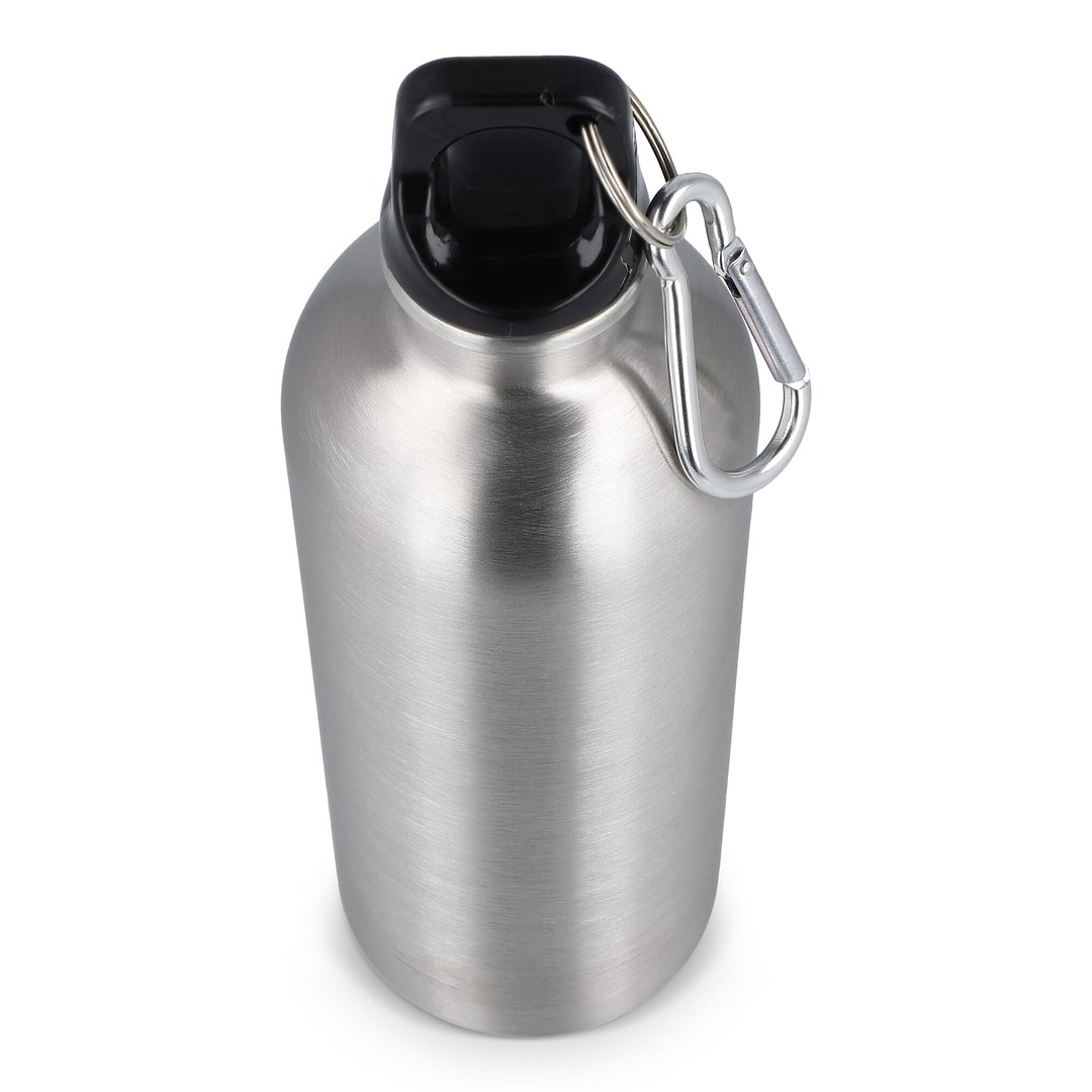 R-Edelstahl einwandige Flasche mit Karabiner 500 ml Nolfrina