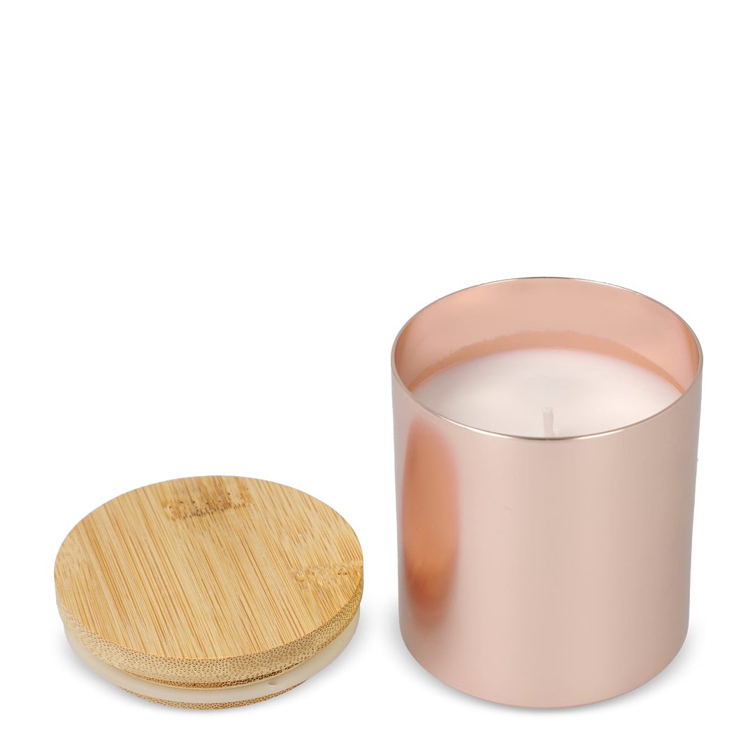 Bhakti-Duftkerze auf pflanzlicher Basis in recyceltem Aluminiumgefäß Elinele