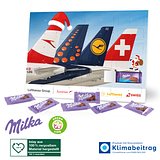 Tisch-Adventskalender mit Milka Schokolade