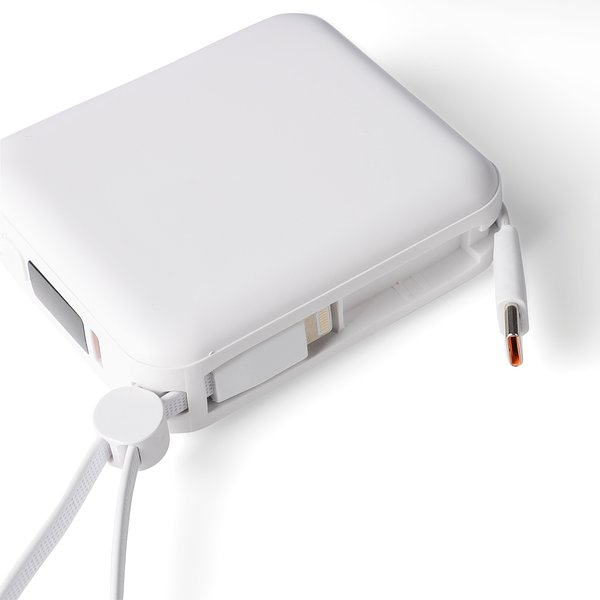 Recycelte ABS-Powerbank Neli