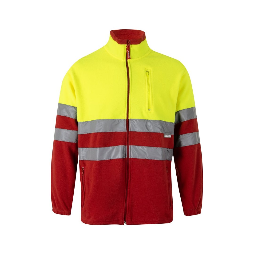 Zweifarbige Fleecejacke (280g/m²), aus Polyester (100%) Giulin