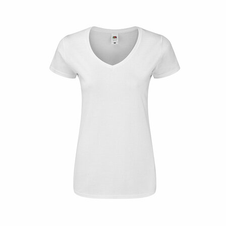 Frauen Weiß T-Shirt Ideck