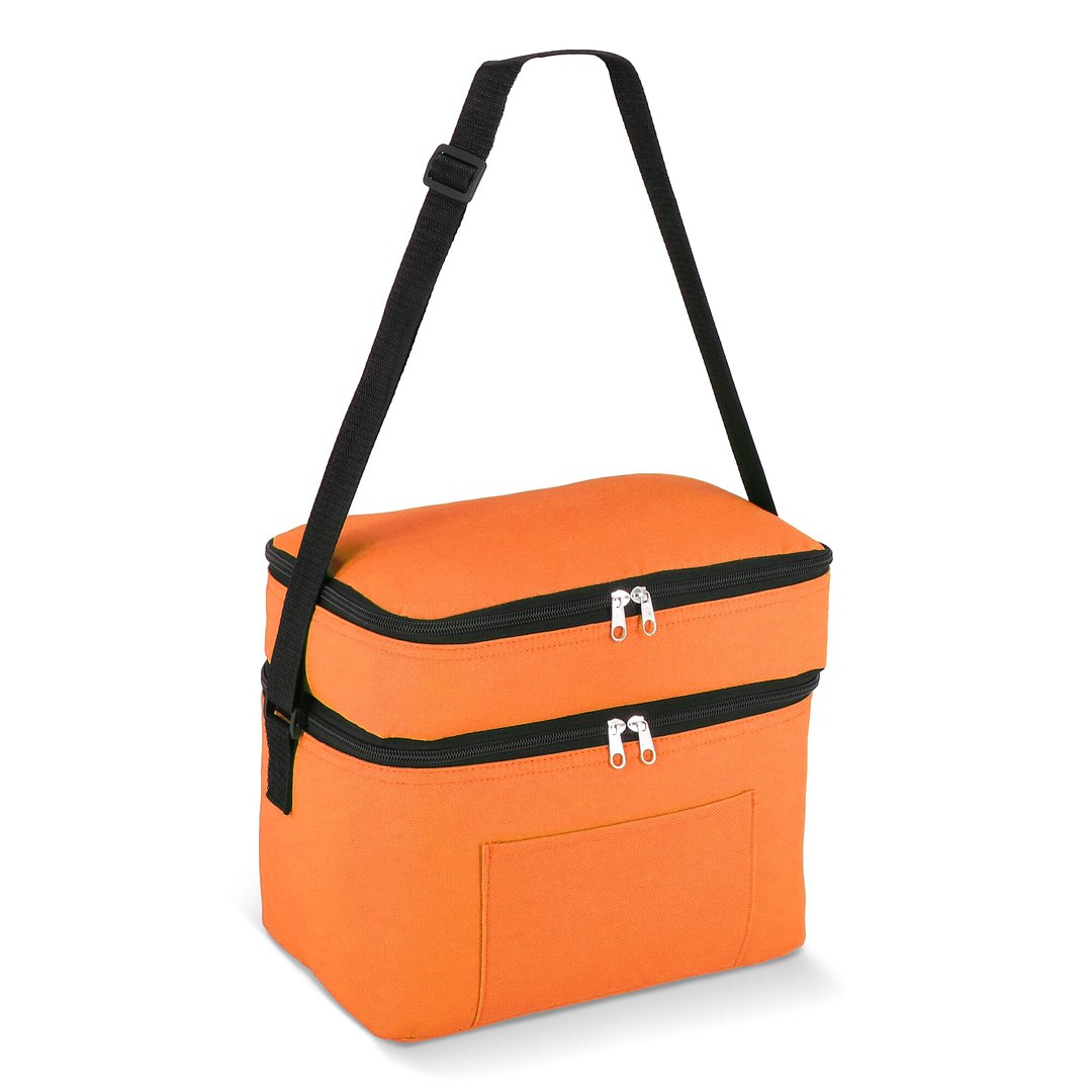 R-PET 600D Doppelfach-Kühltasche 30 x 20 x 25cm 12L Lursin