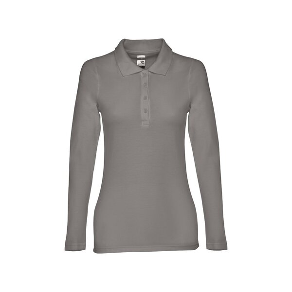 Damen Langarm-Poloshirt Minata