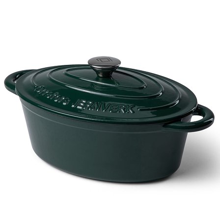 Emaillierte Ovale Eisenpfanne 3.5L Stga
