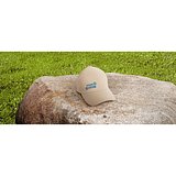 Kappe aus 100 % gebürsteter Baumwolle (260 g/m²) mit 6 Paneelen Raitlin