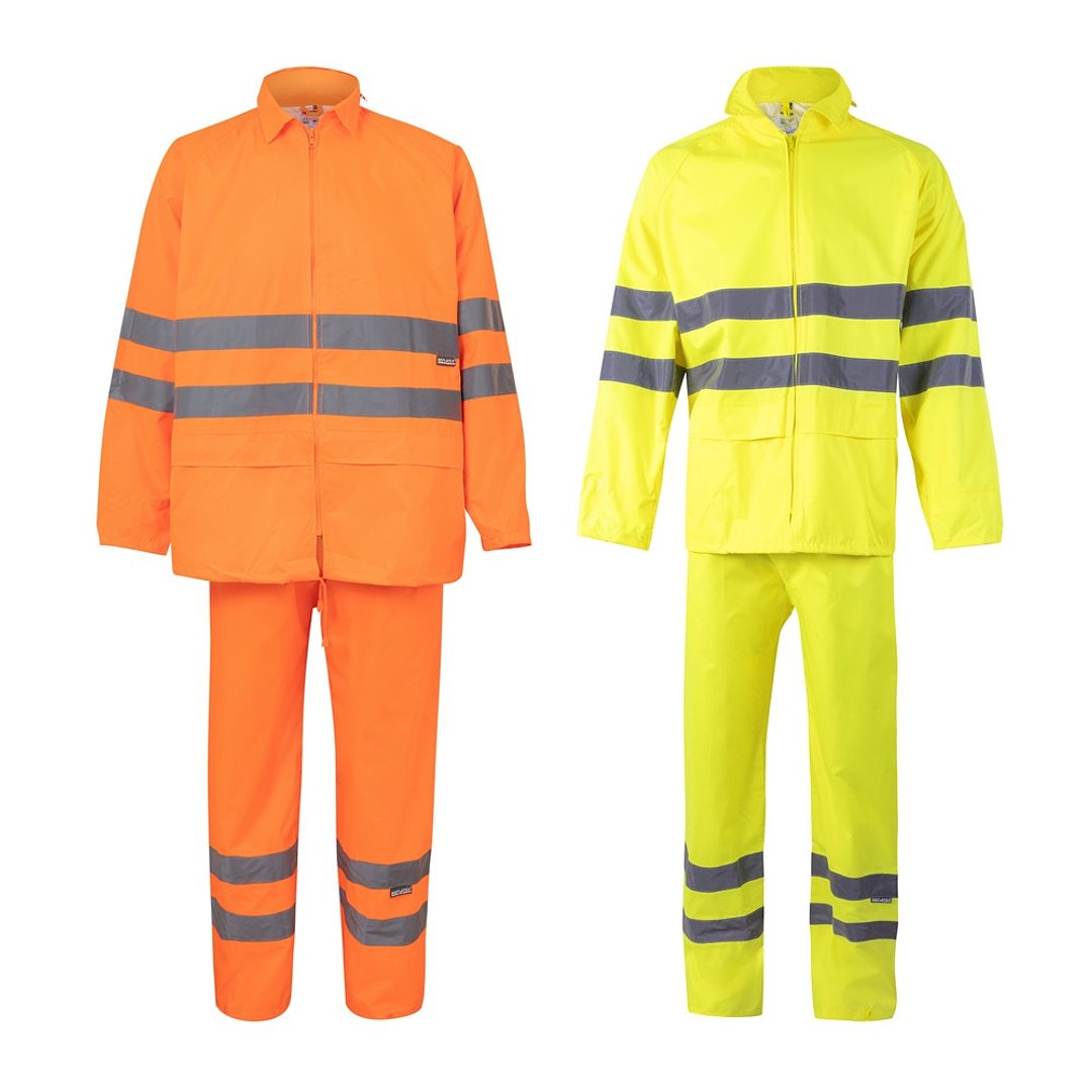 Regenanzug (130g/m²), aus Polyester (100%) mit PU-Beschichtung Mudoldy