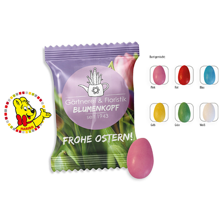 HARIBO Baiser Eier mit Logo bedruckbar