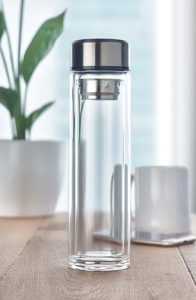 Flasche 390ml mit LED Anzeige Helvezian