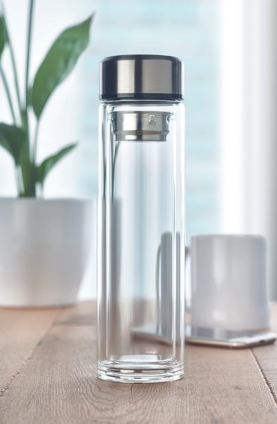 Flasche 390ml mit LED Anzeige Helvezian