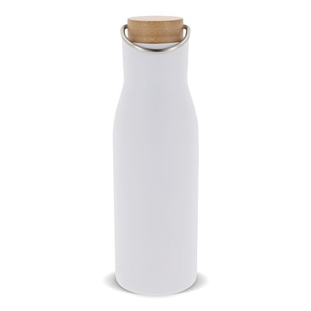 Isolier-Flasche mit Bambusdeckel, 500ml Miriori