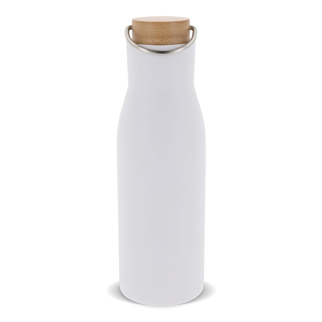 Isolier-Flasche mit Bambusdeckel, 500ml Miriori