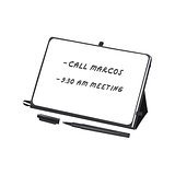 Notizblock Tafel Iddar