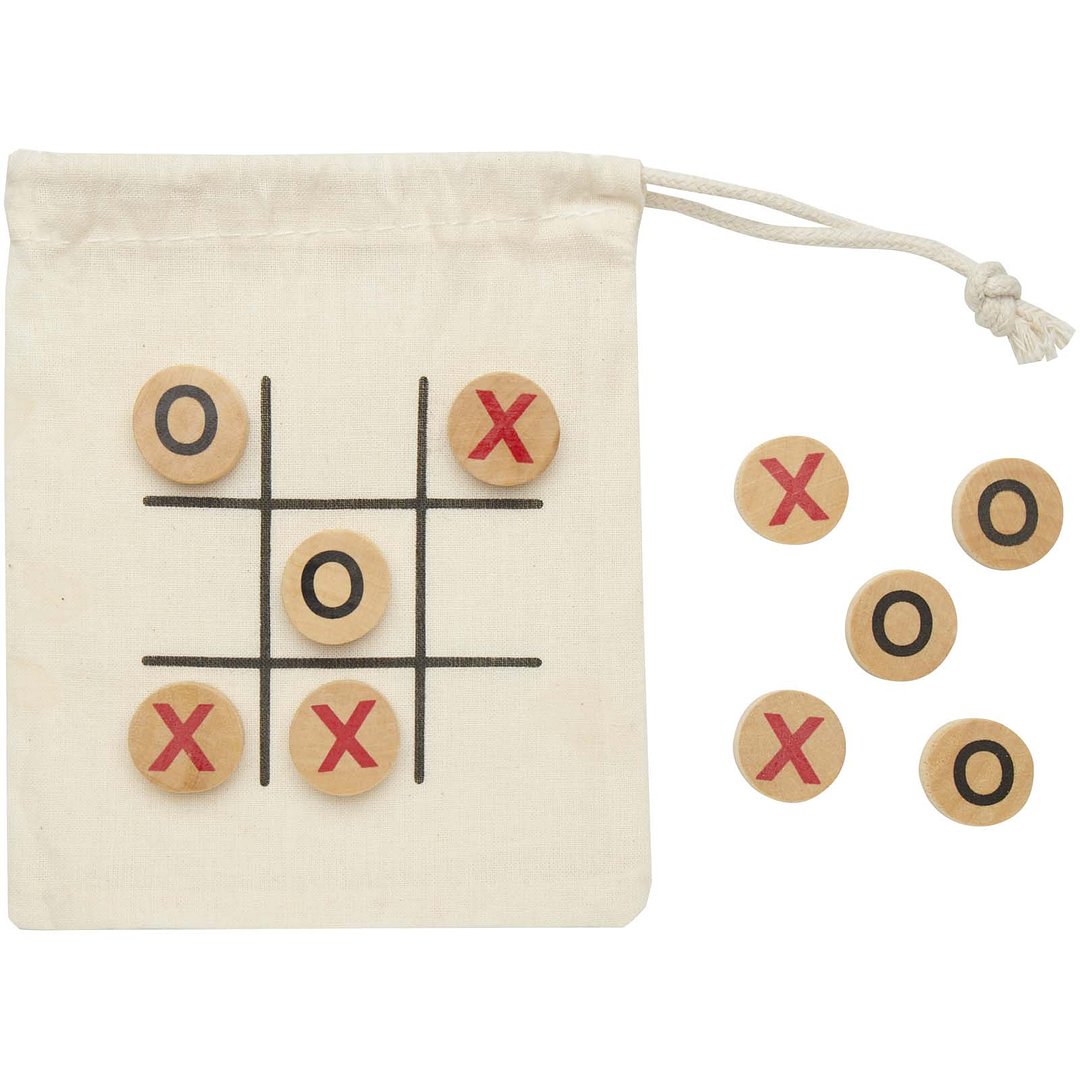 Tic-Tac-Toe Spiel aus Holz - Giamun