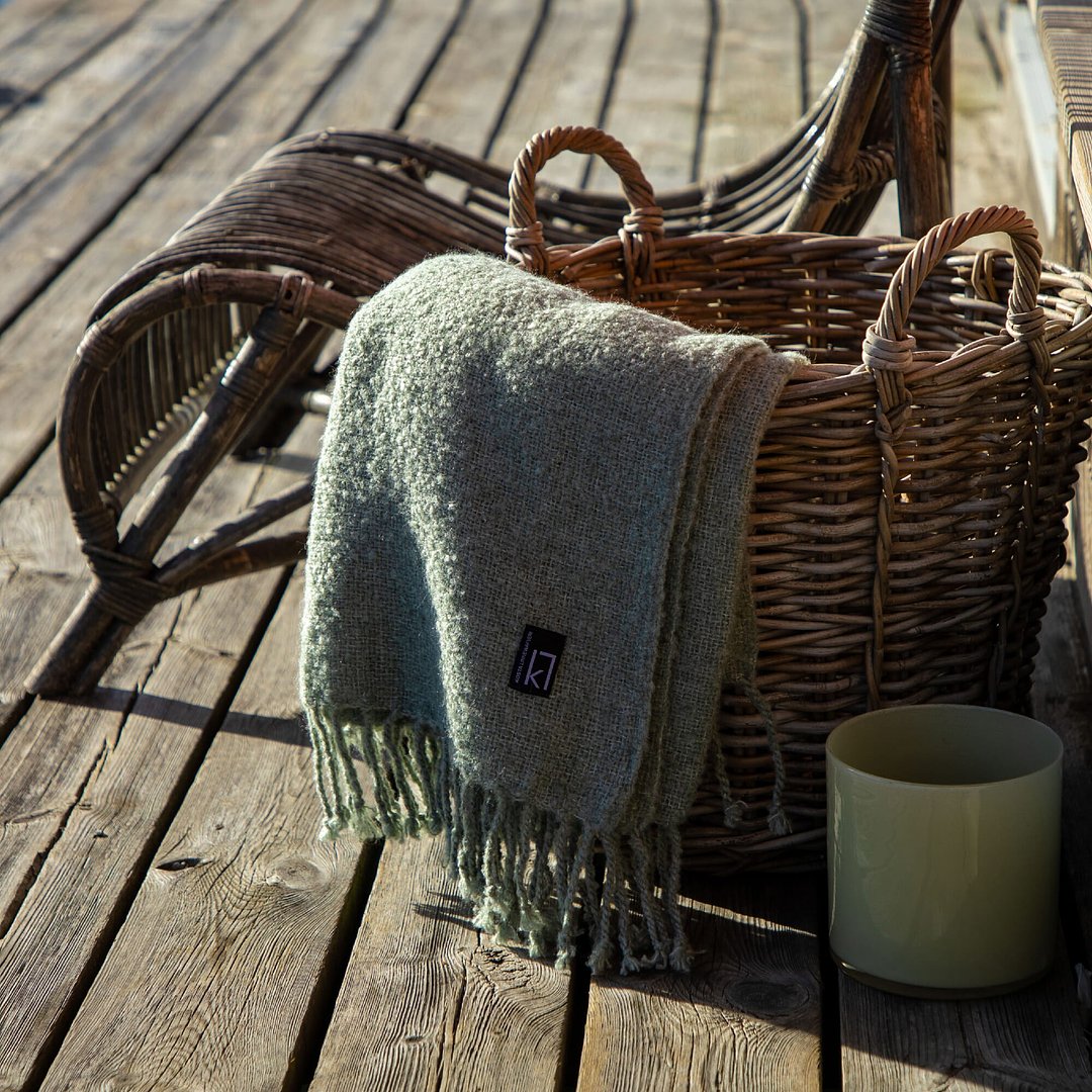 Kosta Linnewafveri Sjövallen Plaid 130x170 cm Retix