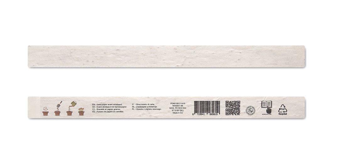 Event-Armband mit Samenpapier Luria