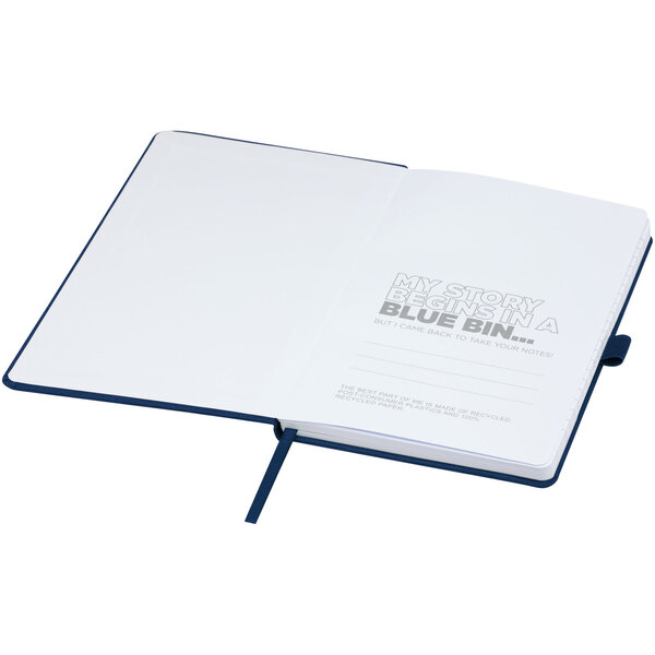 A5 Notizbuch aus recyceltem Papier mit Cover aus recyceltem PET - Razer