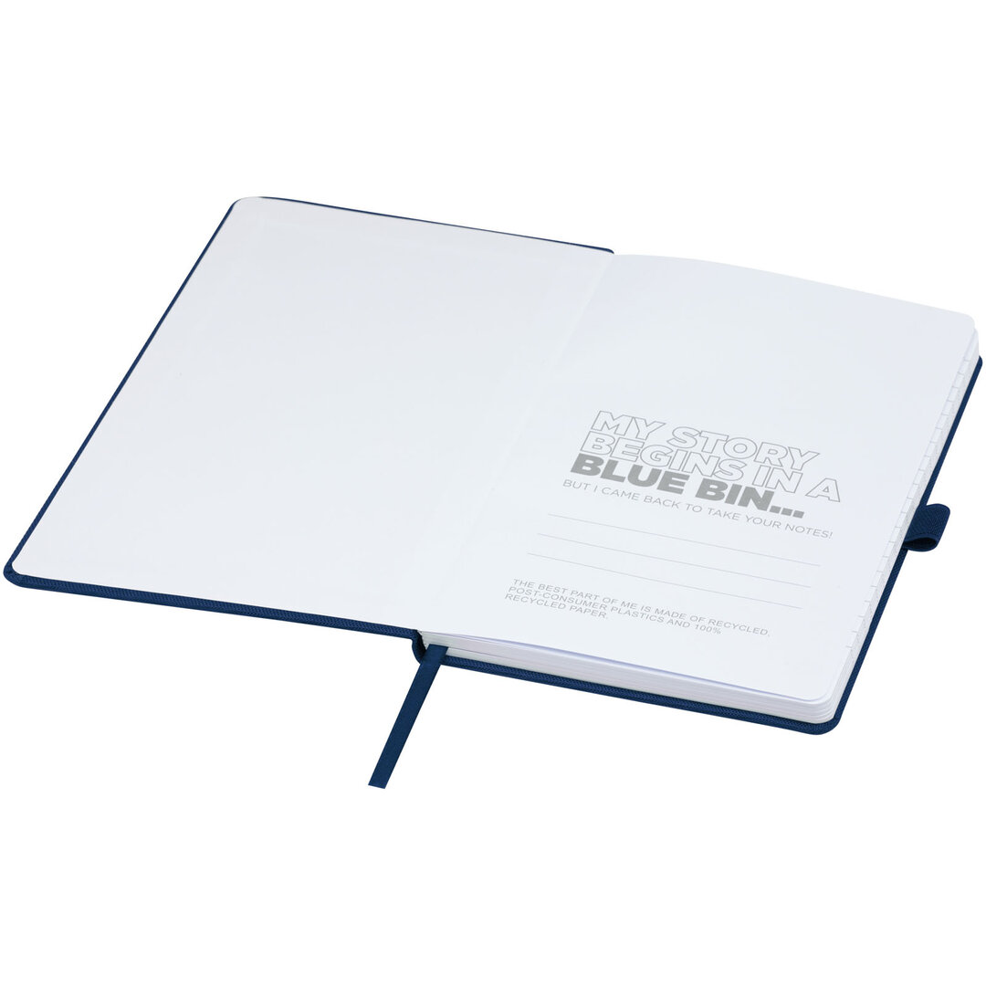 A5 Notizbuch aus recyceltem Papier mit Cover aus recyceltem PET - Razer