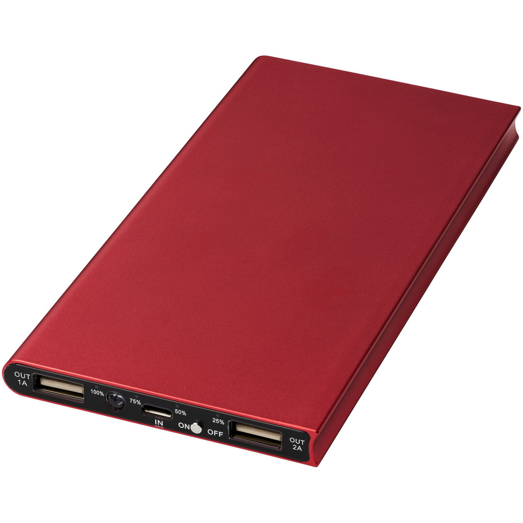 8000 mAh Aluminium-Powerbank - Renas