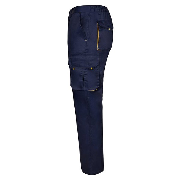 Zweifarbige Twill-Hose mit mehreren Taschen (200 g/m²), aus Baumwolle (35 %) und Polyester (65 %) Leenico