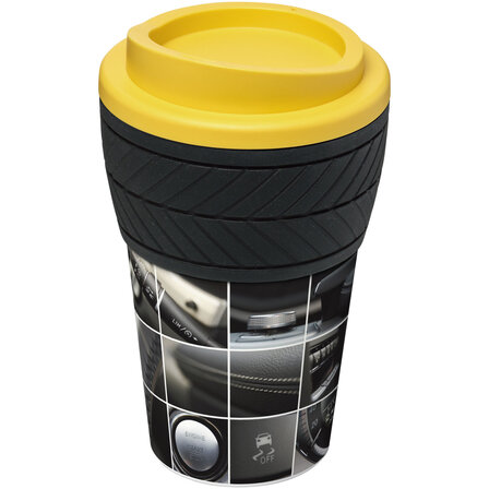 350 ml Isolierbecher mit Schutzring Reifen-Design - Razi