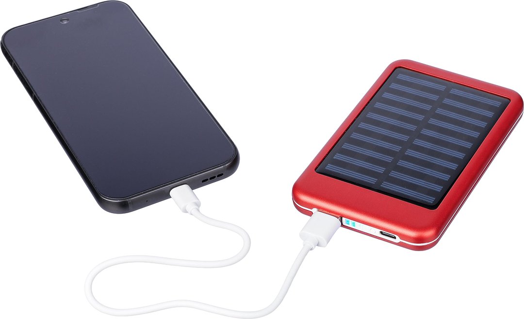 Aluminium Solar-Powerbank Buori