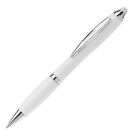 Kugelschreiber Hawaï Stylus weiß Fenjasco