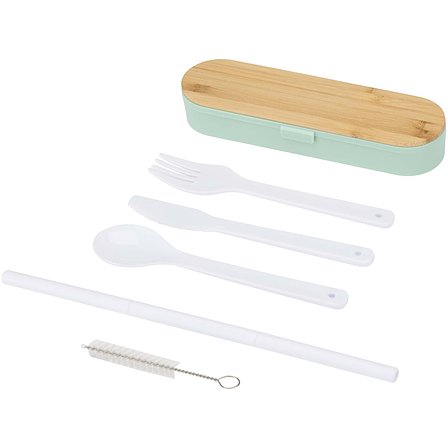 Besteckset mit Bambusdeckel - Aitlinata