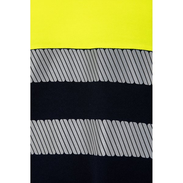 Zweifarbiges T-Shirt aus Piqué (150 g/m²), aus Baumwolle (55 %) und Polyester (45 %) Reivan