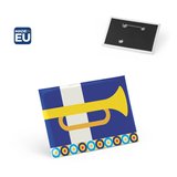 Rechteckiger horizontaler Pin mit Broschennadel Uoleena