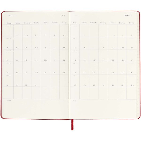 12M Hardcover Wochenkalender L - Nestgaull