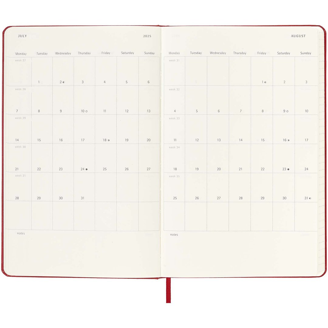 12M Hardcover Wochenkalender L - Nestgaull