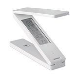 Faltbare Tischleuchte mit Uhr Ainan