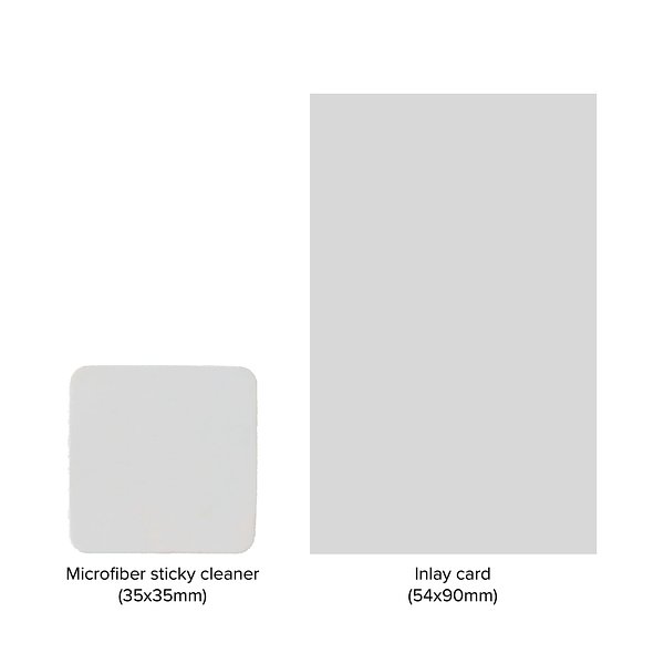 Antibakterieller Mikrofaser-Mini-Display-Reiniger 35 x 35mm Renatht