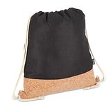 Kordelzugbeutel R-PET &amp; Kork 35 x 40cm Steie