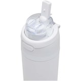 800 ml RCS Trinkflasche aus recyceltem, einwandigem Edelstahl mit Multifunktionsdeckel und Klappstrohhalm - Gillingin