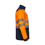 Zweifarbige Softshell-Jacke (280 g/m²) aus Polyester (96 %) und Elastan (4 %) Bistga