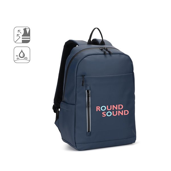 Laptop-Rucksack (16") aus PU mit wasserabweisenden Reissverschlüssen Palini