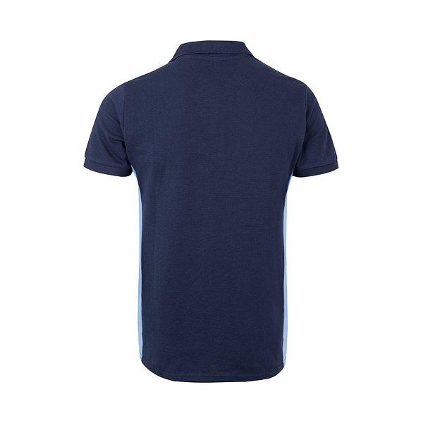 Zweifarbiges Piqué-Poloshirt (180 g/m²), kurzärmelig, aus Baumwolle (60%) und Polyester (40%) Buorli
