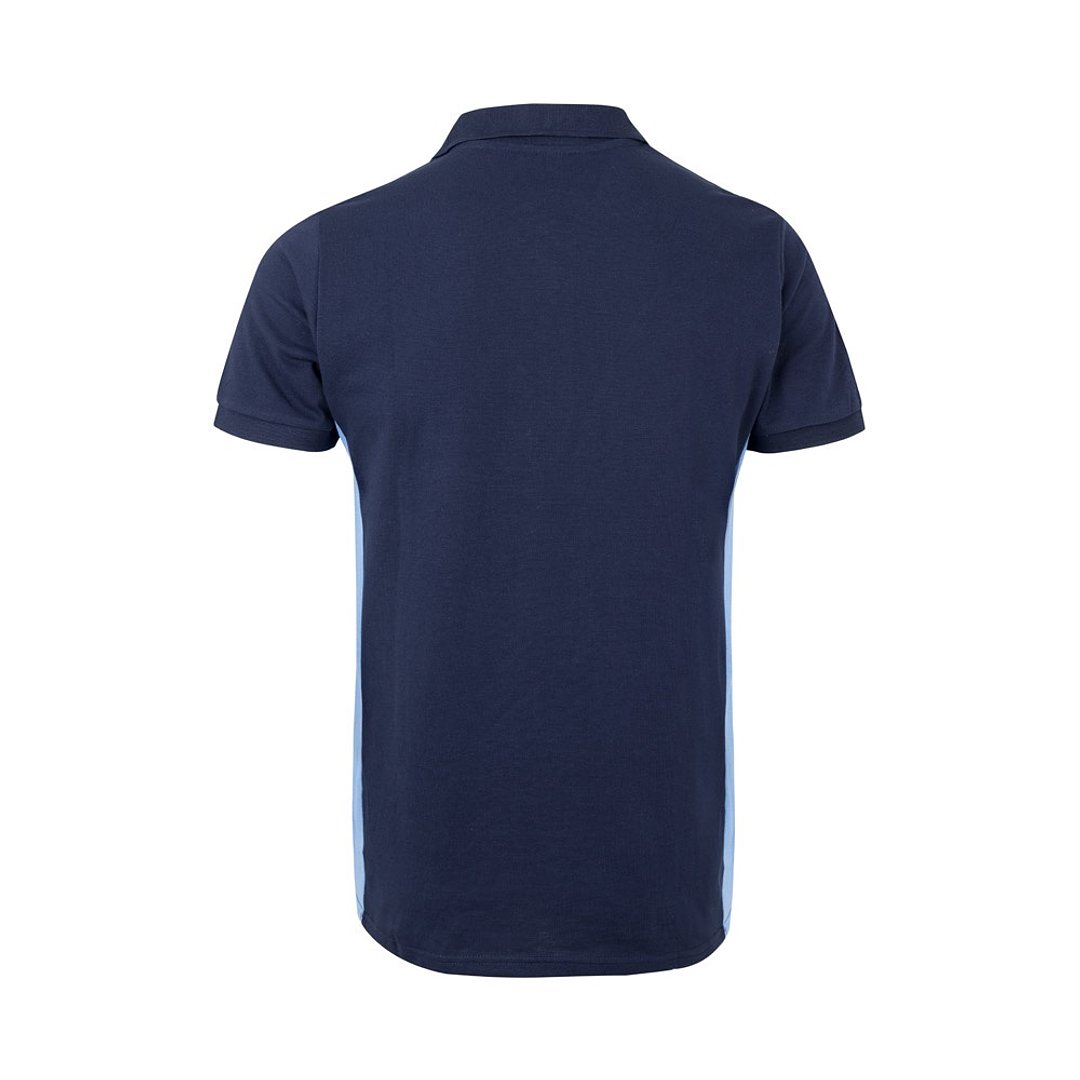 Zweifarbiges Piqué-Poloshirt (180 g/m²), kurzärmelig, aus Baumwolle (60%) und Polyester (40%) Buorli