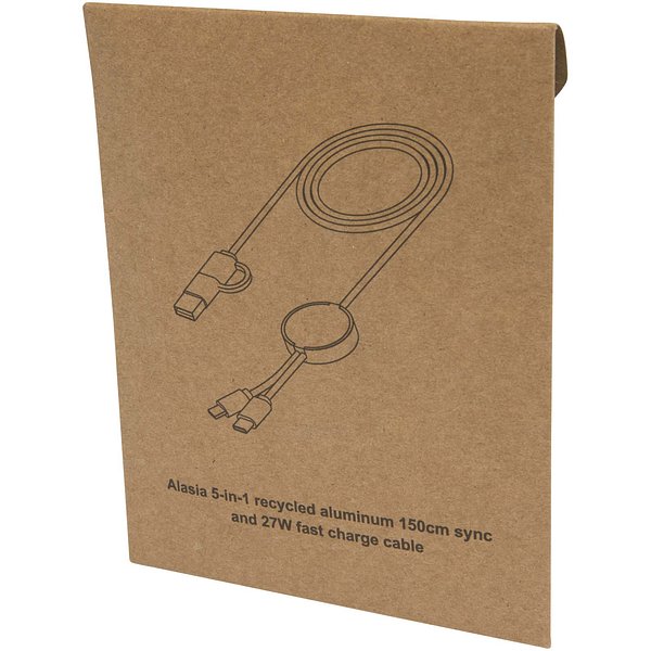 150 cm 5-in-1 Kabel aus recyceltem Kunststoff für Datenübertragung und 27W Schnellladung - Bensehili