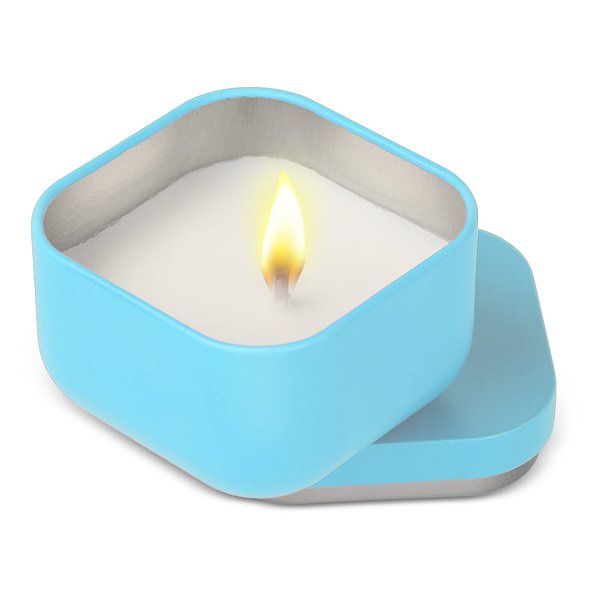 Ananda Duftkerze auf pflanzlicher Basis in recycelter Dose Rudico