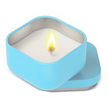 Ananda Duftkerze auf pflanzlicher Basis in recycelter Dose Rudico