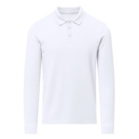 Erwachsene Weiss Polo-Shirt Idlot