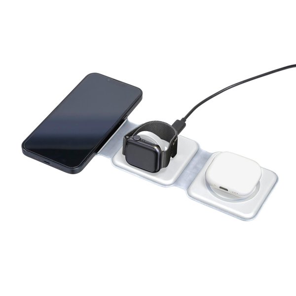 Kabelloses Ladegerät Trigo Dumep | Recycelt | 3-in-1